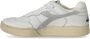 Diadora Sneakers Heren Lage sneakers Herenschoenen Leer B.560 Used Italia Wit - Thumbnail 11