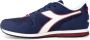 Diadora Bordeauxkleurige Sneakers met Veters Blue Heren - Thumbnail 2