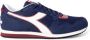 Diadora Bordeauxkleurige Sneakers met Veters Blue Heren - Thumbnail 3
