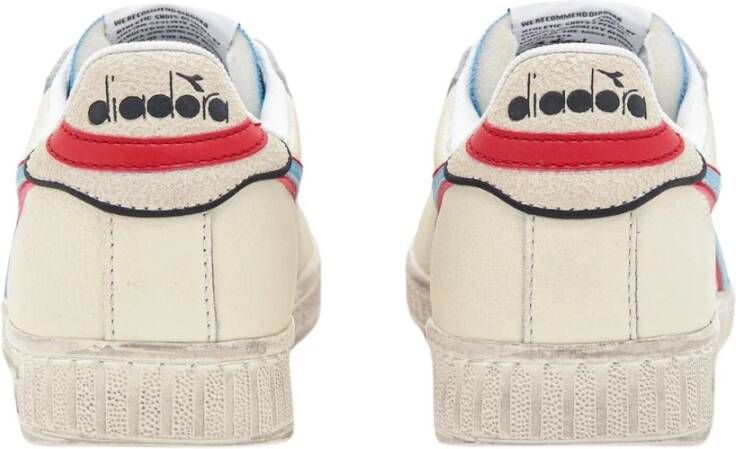 Diadora Gele Leren Sportieve Sneaker
