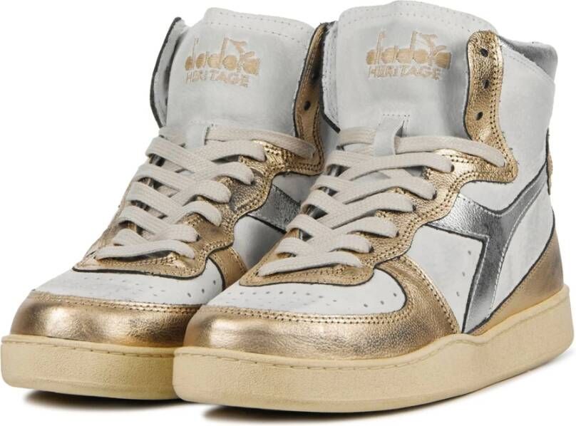 Diadora Gouden Sneakers Yellow Dames