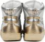 Diadora Sneakers Dames Hoge sneakers Damesschoenen Leer M basket metallic Goud - Thumbnail 5