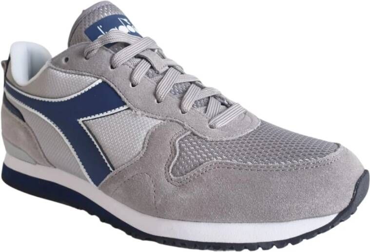 Diadora Grijze Canvas Sneakers