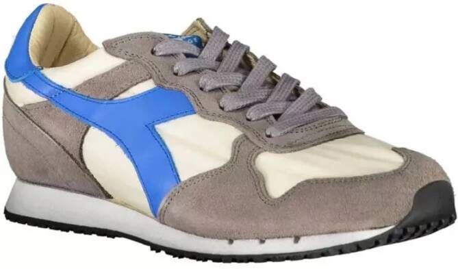Diadora Grijze Leren Stijlvolle Sneakers Multicolor Dames