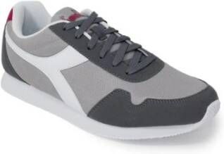 Diadora Grijze LowTop Sneaker Elevate Collectie Gray Heren