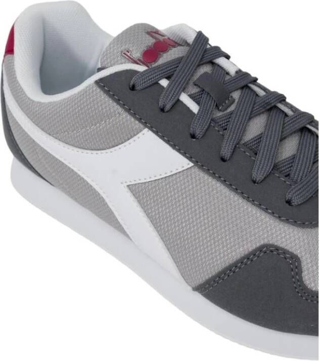 Diadora Grijze LowTop Sneaker Elevate Collectie Gray Heren
