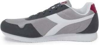 Diadora Grijze LowTop Sneaker Elevate Collectie Gray Heren