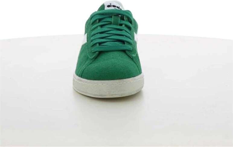 Diadora Groene Low Suede Wax Sneakers Green Dames