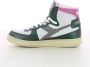 Diadora Groene Metal Mix Basket Sneakers Multicolor Dames - Thumbnail 3