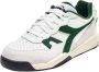 Diadora Groene Sportieve Sneakers Rubberen Zool Multicolor Heren - Thumbnail 4