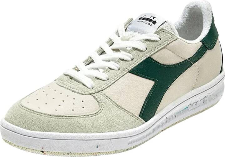 Diadora Heren Sneakers Herfst Winter Collectie 100% Leer Green Heren