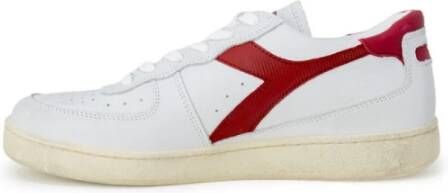 Diadora Heren Sneakers Rood Herfst Winter Stijl