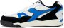 Diadora Lichtblauwe Vetersneakers voor Heren Multicolor Heren - Thumbnail 7