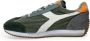 Diadora Groene Equipe H Lage Sneakers Multicolor Heren - Thumbnail 13