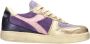 Diadora Sneakers Dames Lage sneakers Damesschoenen Leer MI bask L metal Paars - Thumbnail 14