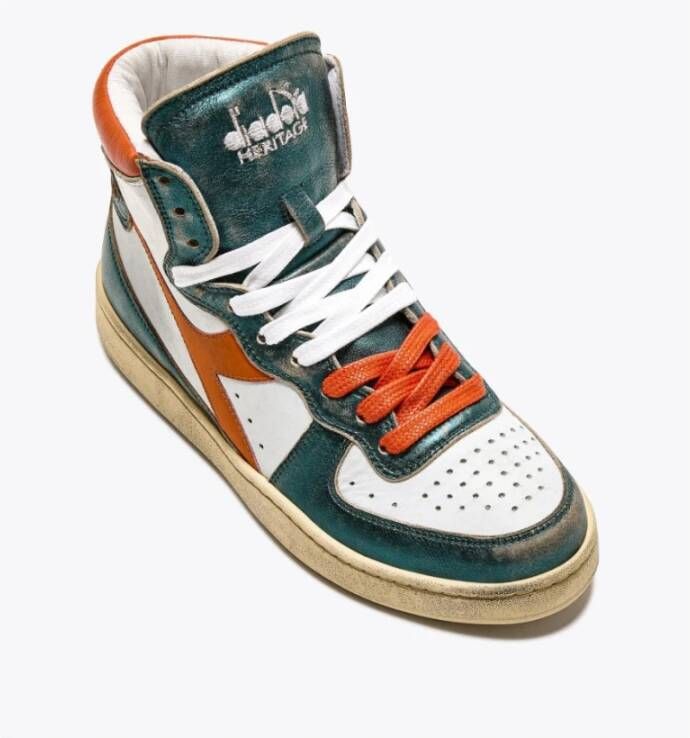 Diadora Dames Mi Basket Used Metal Mix Sneaker Multicolour - Foto 9