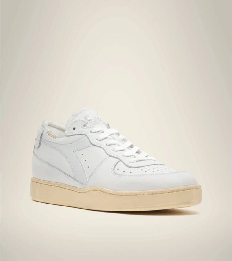 Diadora HeritageMi Row Cut Sneakers White Heren