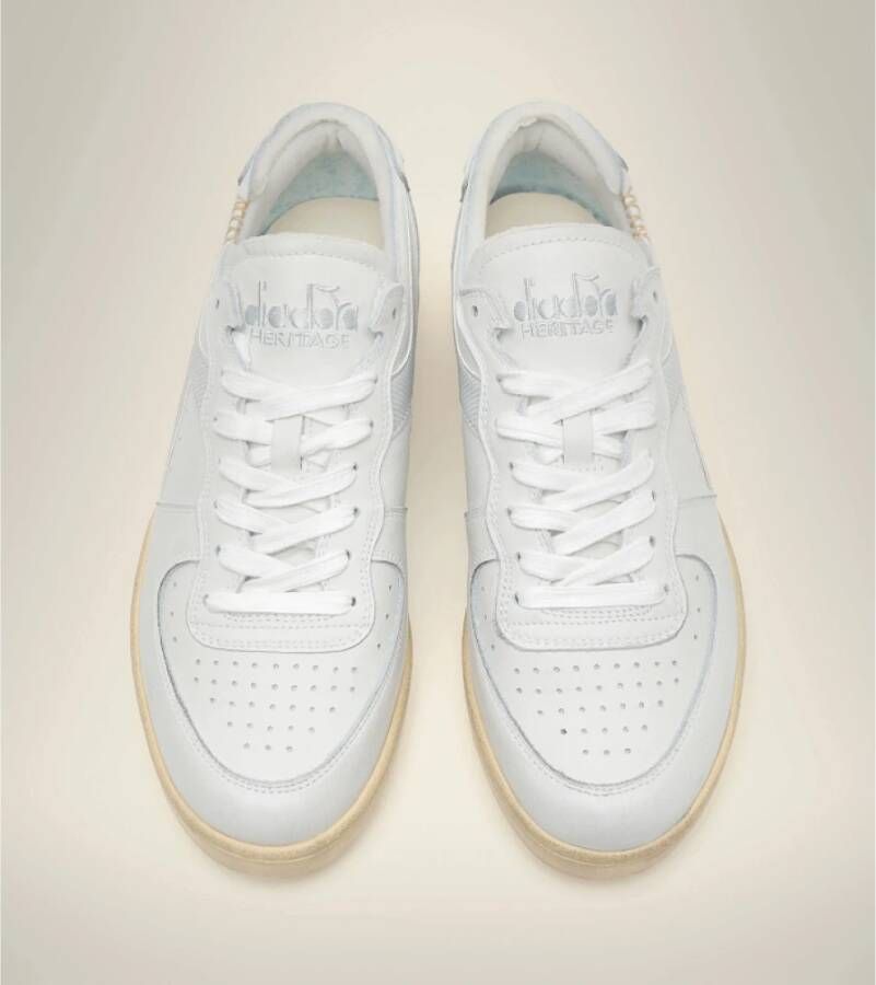 Diadora HeritageMi Row Cut Sneakers White Heren