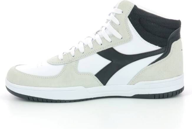 Diadora Hoge Raptor Sneakers Zwart Heren