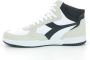 Retro Sneaker Game High Waxed Hoge sneakers Leren Sneaker Groen - Thumbnail 12
