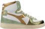 DIADORA Hoge Sneakers Dames Met Mid Basket Sneaker Maat: 36 Materiaal: Leer Kleur: Groen - Thumbnail 6