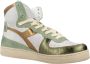 DIADORA Hoge Sneakers Dames Met Mid Basket Sneaker Maat: 36 Materiaal: Leer Kleur: Groen - Thumbnail 6