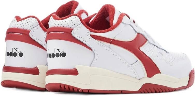 Diadora Klassieke Tennissneakers voor Heren Rood Heren