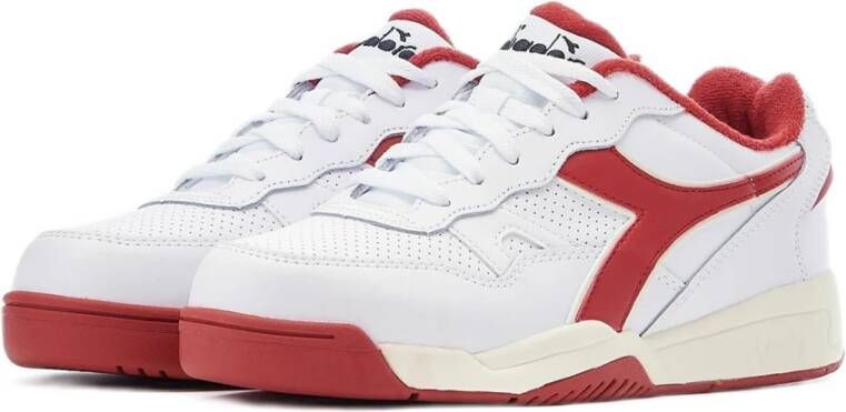 Diadora Klassieke Tennissneakers voor Heren Rood Heren