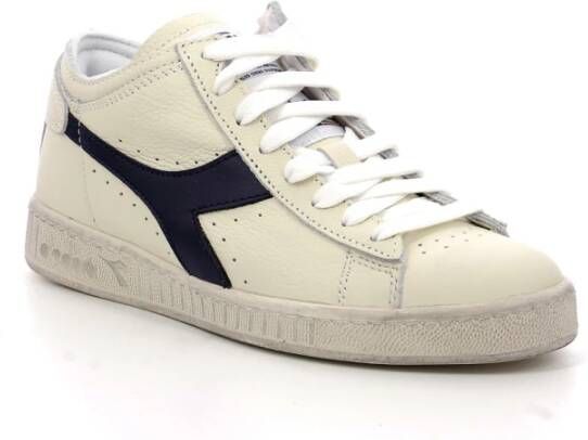 Diadora L Waxed RC Lage Top Sneakers Wit Heren