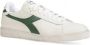 Diadora Groene Sportieve Sneakers Met Rubberen Zool En Samenstelling Van Leer En Stof - Thumbnail 9