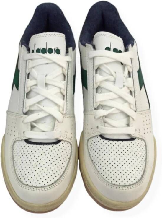 Diadora Leren Schoenen Wit Heren