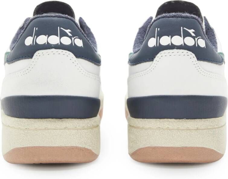 Diadora Leren Sneakers voor Heren Blauw Heren