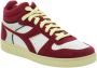 Diadora Leren sportschoenen Magic Demi Cut Suede Rood Unisex - Thumbnail 5