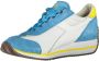 Diadora Light Blue Fabric Sneaker Blauw Dames - Thumbnail 3