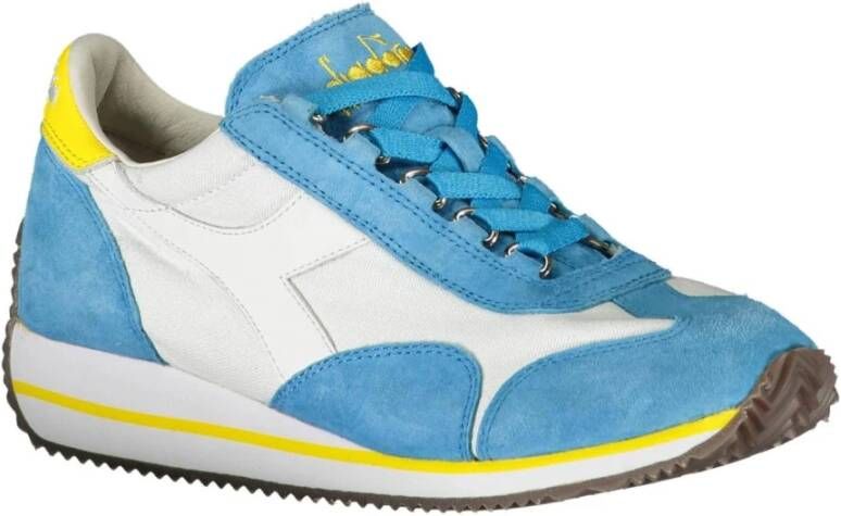 Diadora Light Blue Fabric Sneaker Blauw Dames