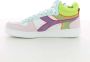 Diadora Magic Basket Demi Woman Hoge sneakers Leren Sneaker Dames Multi - Thumbnail 11