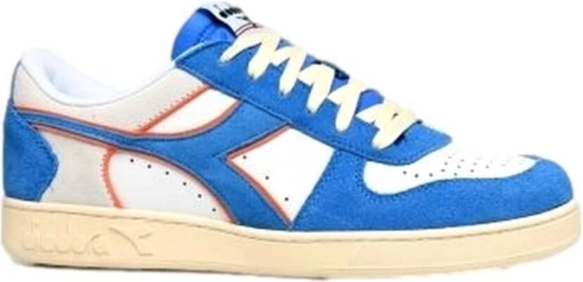 Diadora Magic Basket Low Suede Leather Sneakers Multicolor Heren