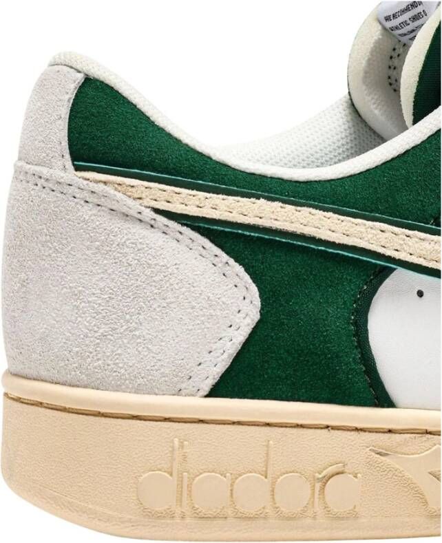 Diadora Magic Basket Low Suède Leren Sneakers