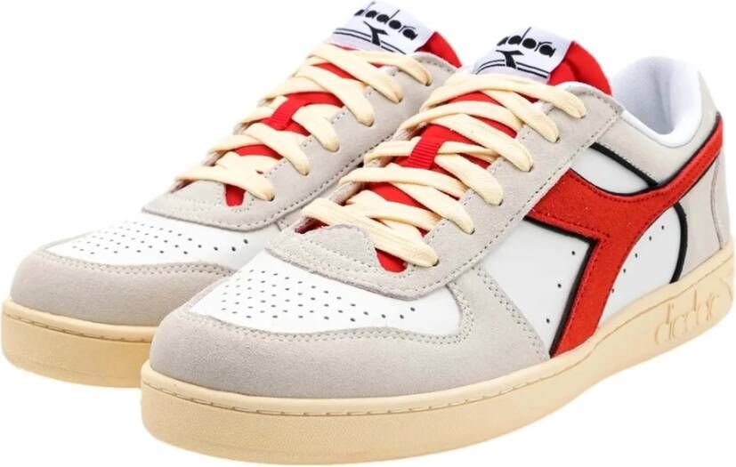 Diadora Magic Basket Low Suede Sneakers Multicolor Heren