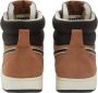 Retro Sneaker bruin Tinten Magic Basket Mid Earth Hoge sneakers Leren Sneaker Bruin - Thumbnail 7