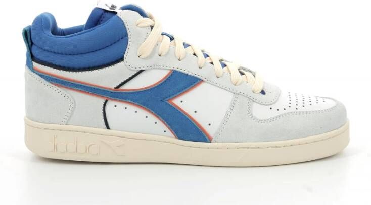 Diadora Comfortabele Hoge Sneakers Blauw Heren