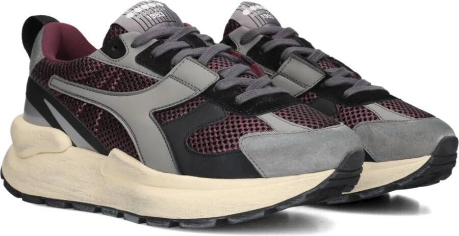 Diadora Mesh Runner Sneakers Grijs Multicolor Dames