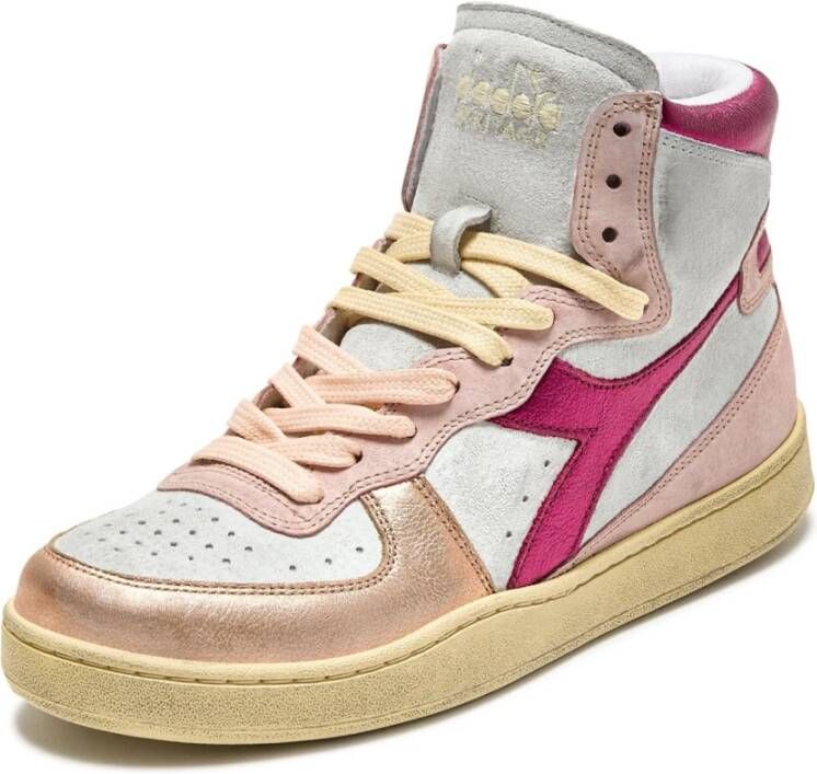 Diadora Metallic Finish Low Top Basketball Sneakers