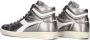 Diadora Game L High Metallic Wn Sneakers Dames Zilver - Thumbnail 5
