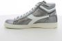 Diadora Metallic High-Top Game Schoenen Gray Dames - Thumbnail 4