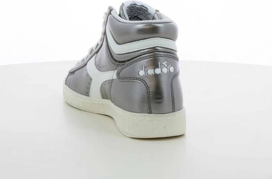 Diadora Metallic High-Top Game Schoenen Gray Dames