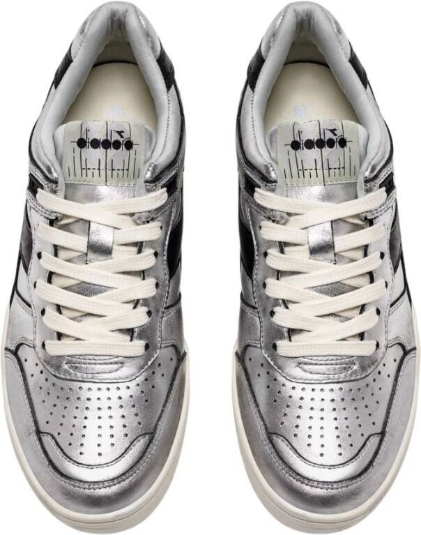 Diadora Metallic Sneaker Retro-Tennis Stijl