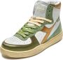 DIADORA Hoge Sneakers Dames Met Mid Basket Sneaker Maat: 36 Materiaal: Leer Kleur: Groen - Thumbnail 5