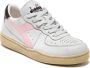 Diadora MI Basket Low Used Iconische jaren 80 Sneakers White Heren - Thumbnail 2