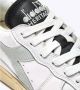 Diadora Vintage Leren Sneakers Lage Top White Dames - Thumbnail 2